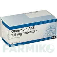 ОЛАНЗАПІН (OLANZAPIN) 7,5 мг таблетки 70 шт - Оланзапін ABZ PHARMA