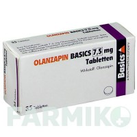 ОЛАНЗАПІН (OLANZAPIN) 7,5 мг таблетки 35 шт - Оланзапін BASICS