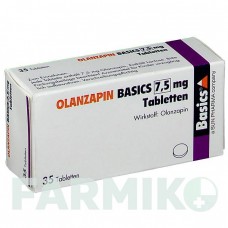 ОЛАНЗАПИН (OLANZAPIN) 7,5 мг таблетки 35 шт - Оланзапин BASICS
