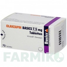 ОЛАНЗАПИН (OLANZAPIN) 7,5 мг таблетки 56 шт - Оланзапин BASICS