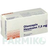 ОЛАНЗАПИН (OLANZAPIN) 7,5 мг таблетки 35 шт - Оланзапин HEUNET PHARMA