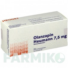 ОЛАНЗАПІН (OLANZAPIN) 7,5 мг таблетки 56 шт - Оланзапін HEUNET PHARMA