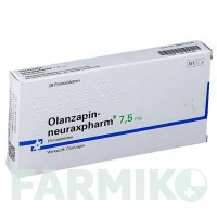 ОЛАНЗАПИН (OLANZAPIN) 7,5 мг таблетки 28 шт - Оланзапин NEURAXPHARM