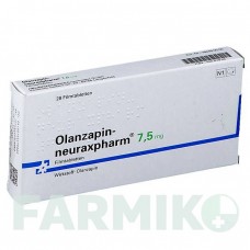 ОЛАНЗАПІН (OLANZAPIN) 7,5 мг таблетки 28 шт - Оланзапін NEURAXPHARM