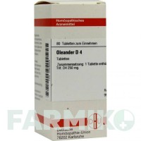 ОЛЕАНДЕР (OLEANDER) D 4 таблетки 80 шт - Гомеопатія DHU