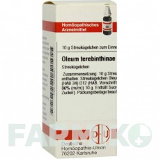 ОЛЕУМ ТЕРЕБИНТИНА (OLEUM TEREBINTHINAE) D 12 глобули 10 г - Гомеопатия DHU