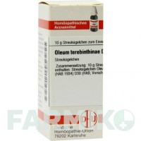 ОЛЕУМ ТЕРЕБІНТІНА (OLEUM TEREBINTHINAE) D 30 глобули 10 г - Гомеопатія DHU
