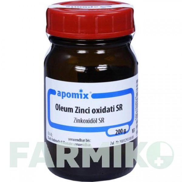 ОЛЕУМ ЦИНЦИ (OLEUM ZINCI) масло 200 г - Цинка оксид APOMIX