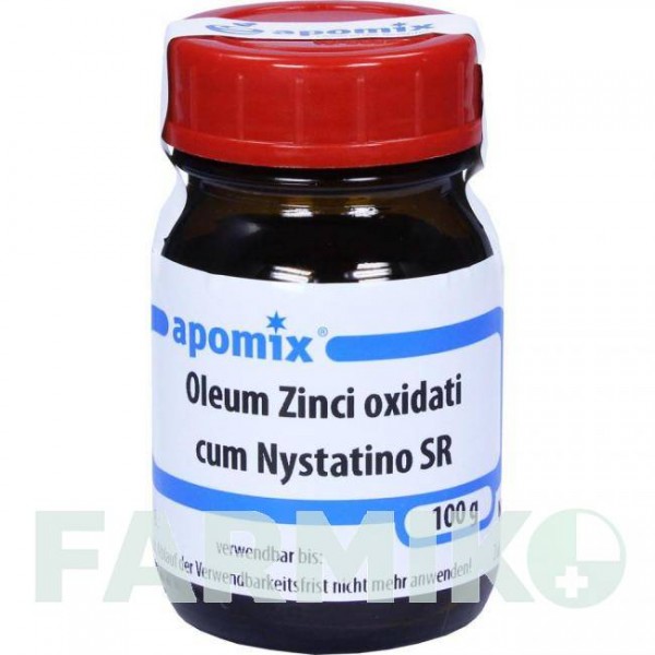 ОЛЕУМ ЦИНЦИ (OLEUM ZINCI) суспензия 100 г - Нистатин, Цинка оксид APOMIX