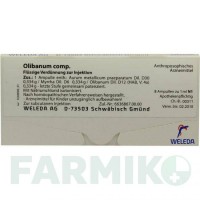 ОЛИБАНУМ КОМП (OLIBANUM COMP) ампулы 8x1 мл - Гомеопатия WELEDA