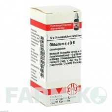 ОЛИБАНУМ (OLIBANUM) D 6 глобули 10 г - Гомеопатия DHU