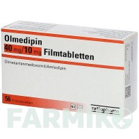 ОЛМЕДИПИН (OLMEDIPIN) 40 мг/10 мг таблетки 56 шт - Олмесартан, Амлодипин RATIOPHARM
