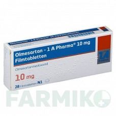 ОЛМЕСАРТАН (OLMESARTAN) 10 мг таблетки 28 шт - Олмесартан 1 A PHARMA