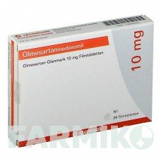 ОЛМЕСАРТАН (OLMESARTAN) 10 мг таблетки 28 шт - Олмесартан GLENMARK