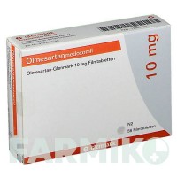 ОЛМЕСАРТАН (OLMESARTAN) 10 мг таблетки 56 шт - Олмесартан GLENMARK
