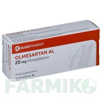 ОЛМЕСАРТАН (OLMESARTAN) 20 мг таблетки 28 шт - Олмесартан ALIUD PHARMA