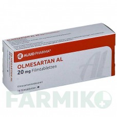 ОЛМЕСАРТАН (OLMESARTAN) 20 мг таблетки 28 шт - Олмесартан ALIUD PHARMA