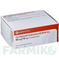ОЛМЕСАРТАН (OLMESARTAN) 40 мг/10 мг таблетки 98 шт - Олмесартан, Амлодипин ALIUD PHARMA