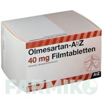 ОЛМЕСАРТАН (OLMESARTAN) 40 мг таблетки 56 шт - Олмесартан ABZ PHARMA