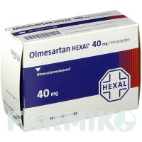 ОЛМЕСАРТАН (OLMESARTAN) 40 мг таблетки 98 шт - Олмесартан HEXAL