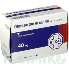 ОЛМЕСАРТАН (OLMESARTAN) 40 мг таблетки 98 шт - Олмесартан HEXAL