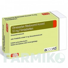 ОЛМЕСАРТАН МЕДОКСОМИЛ (OLMESARTAN MEDOXOMIL) 10 мг таблетки 28 шт - Олмесартан ACCORD HEALTHCARE
