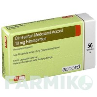 ОЛМЕСАРТАН МЕДОКСОМІЛ (OLMESARTAN MEDOXOMIL) 10 мг таблетки 56 шт - Олмесартан ACCORD HEALTHCARE
