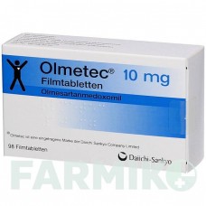 ОЛМЕТЕК (OLMETEC) 10 мг таблетки 98 шт - Олмесартан ORIFARM