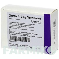 ОЛМЕТЕК (OLMETEC) 10 мг таблетки 98 шт - Олмесартан PHARMA GERKE