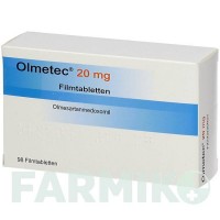 ОЛМЕТЕК (OLMETEC) 20 мг таблетки 98 шт - Олмесартан AXICORP PHARMA