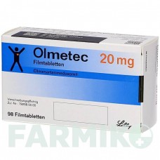 ОЛМЕТЕК (OLMETEC) 20 мг таблетки 98 шт - Олмесартан EMRA-MED
