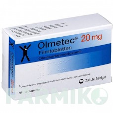 ОЛМЕТЕК (OLMETEC) 20 мг таблетки 98 шт - Олмесартан ORIFARM