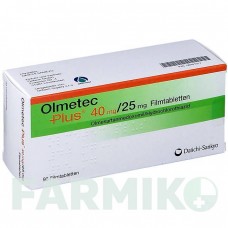 ОЛМЕТЕК (OLMETEC) 40 мг/25 мг таблетки 98 шт - Олмесартан, Гидрохлоротиазид ORIFARM