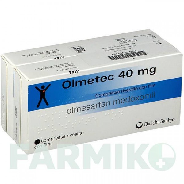 ОЛМЕТЕК (OLMETEC) 40 мг таблетки 98 шт - Олмесартан KOHLPHARMA