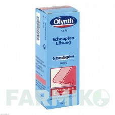 ОЛІНТ (OLYNTH) 0,1% краплі 20 мл - Ксилометазолін JOHNSON & JOHNSON
