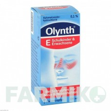 ОЛІНТ (OLYNTH) 0,1% краплі 100 мл - Ксилометазолін JOHNSON & JOHNSON