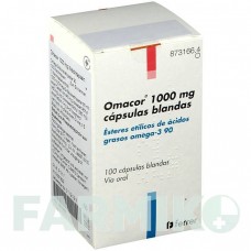 ОМАКОР (OMACOR) 1000 мг капсулы 100 шт - Омега-3 с жирными кислотами CC PHARMA