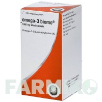 ОМЕГА (OMEGA) 1000 мг капсули 100 шт - Омега-3 з жирними кислотами BIOMO PHARMA