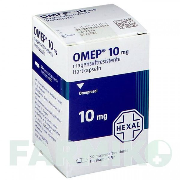 ОМЕП (OMEP) 10 мг капсулы 50 шт - Омепразол HEXAL