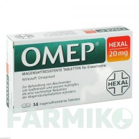 ОМЕП (OMEP) 20 мг таблетки 14 шт - Омепразол HEXAL