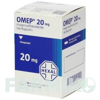 ОМЕП (OMEP) 20 мг капсули 50 шт - Омепразол HEXAL