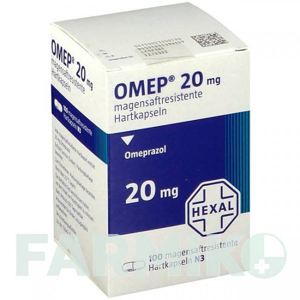 ОМЕП (OMEP) 20 мг капсули 100 шт - Омепразол HEXAL