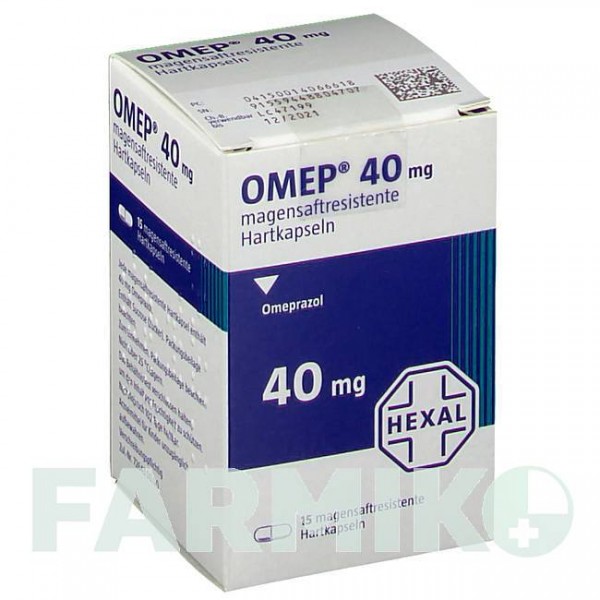 ОМЕП (OMEP) 40 мг капсули 15 шт - Омепразол HEXAL