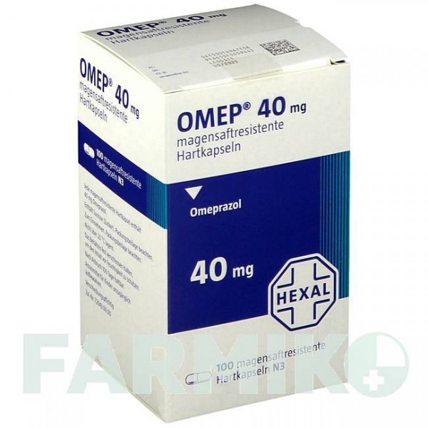 ОМЕП (OMEP) 40 мг капсули 100 шт - Омепразол HEXAL