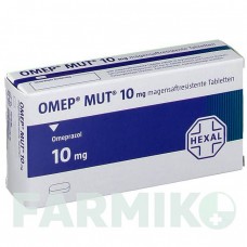 ОМЕП МУТ (OMEP MUT) 10 мг таблетки 14 шт - Омепразол HEXAL