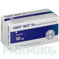 ОМЕП МУТ (OMEP MUT) 10 мг таблетки 90 шт - Омепразол HEXAL