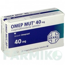 ОМЕП МУТ (OMEP MUT) 40 мг таблетки 100 шт - Омепразол HEXAL
