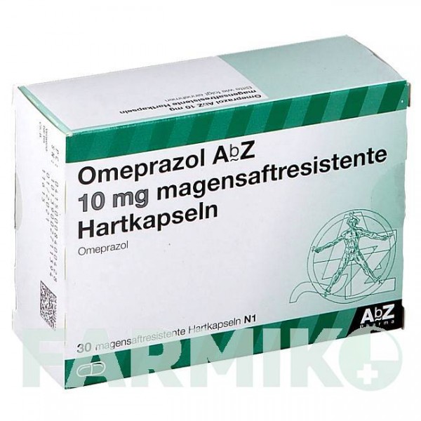 ОМЕПРАЗОЛ (OMEPRAZOL) 10 мг капсули 30 шт - Омепразол ABZ PHARMA