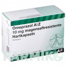 ОМЕПРАЗОЛ (OMEPRAZOL) 10 мг капсулы 50 шт - Омепразол ABZ PHARMA