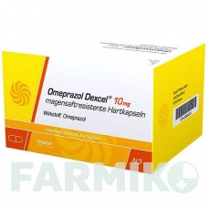 ОМЕПРАЗОЛ (OMEPRAZOL) 10 мг капсулы 56 шт - Омепразол DEXCEL PHARMA